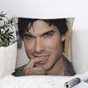 Kissenbezug Damon Salvatore The Vampire Diaries Lustiger Kissenbezug für Sofa Couch Bett Wohnzimmer Kissenbezüge