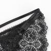 French sexy panties, thin see-through mesh lace large size panties, pure cotton crotch low-rise briefs