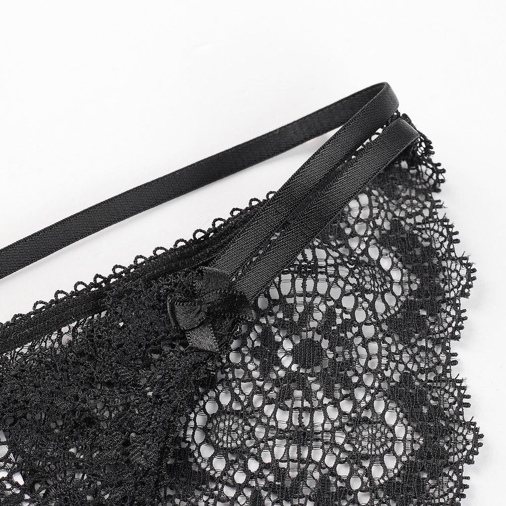 French sexy panties, thin see-through mesh lace large size panties, pure cotton crotch low-rise briefs