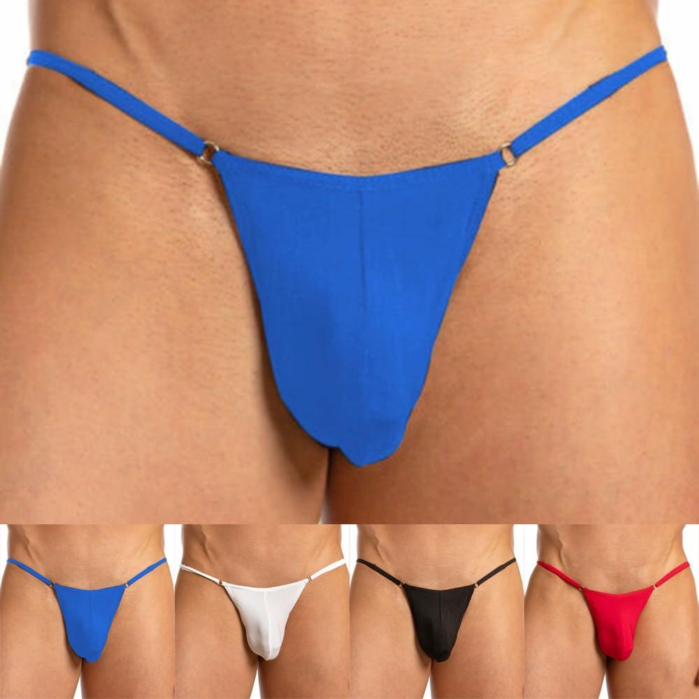 Sexy Mens Back Bikini Underpants Soft Pouch Enhancing G String Underwear
