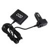 78W USB C Car Charger 5 Port PD30W Fast Charging Car Phone Charger with Dual Digital Voltage Display 4.9 Ft Extention