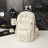 New schoolbag tooling romantic couple backpack large capacity middle and high school students air cushion backpack