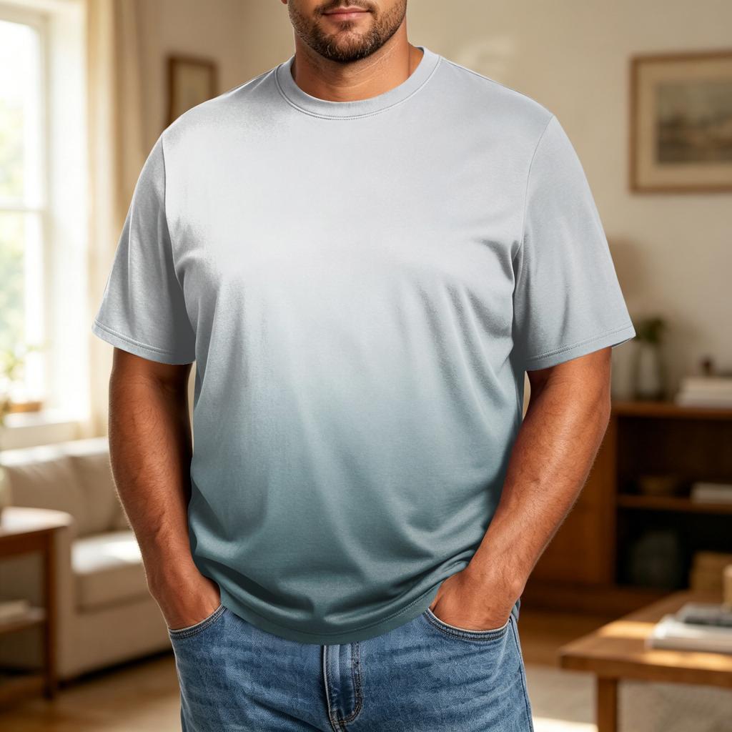 Men's Loose Fit Breathable T-Shirt for Casual Everyday Wear