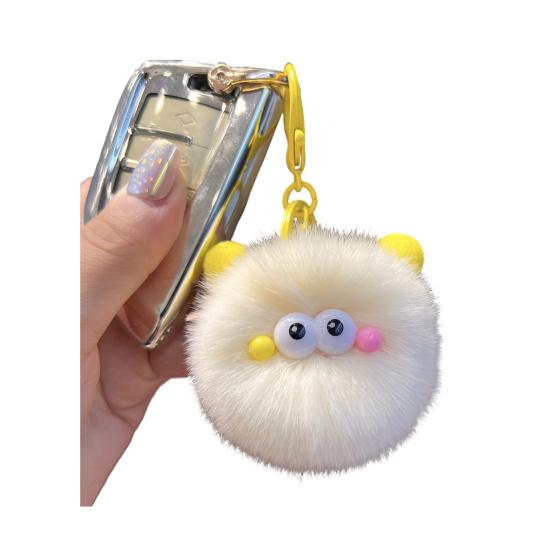 Schlüsselanhänger Weicher Stoff Plüschtier Schlüsselanhänger mit stabilem Metallclip Kinderrucksack Federmäppchen Zubehör Partygeschenk