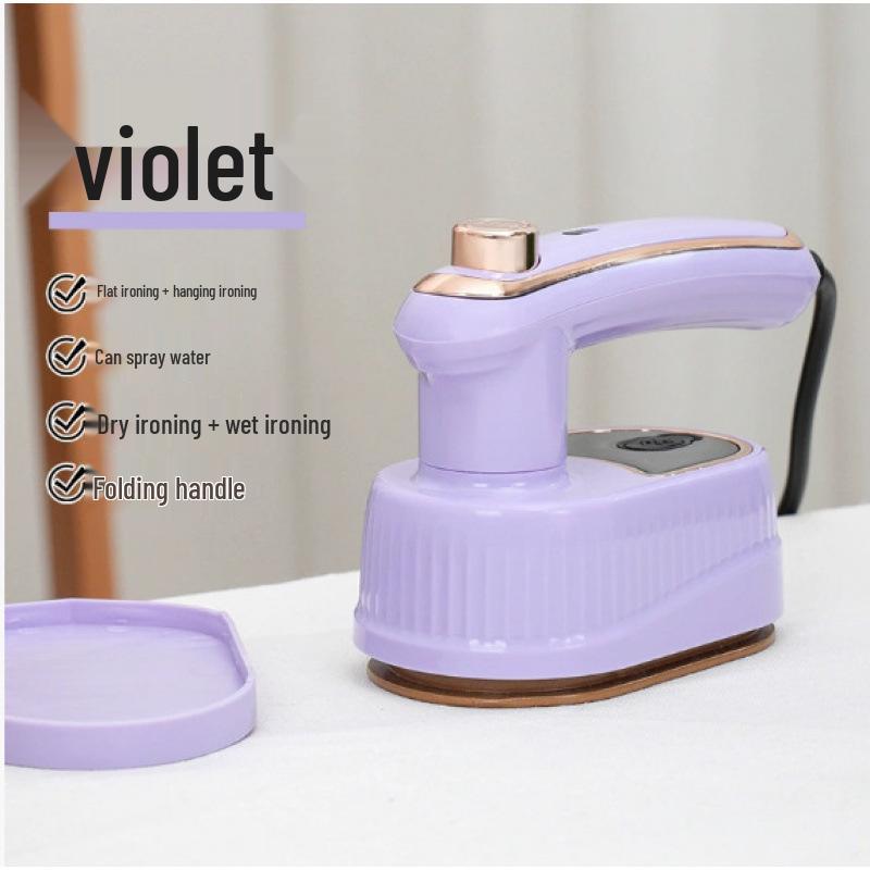 Compact Handheld Steam Iron & Garment Steamer - Foldable and Portable