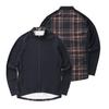 Warm Jersey Check Print Black