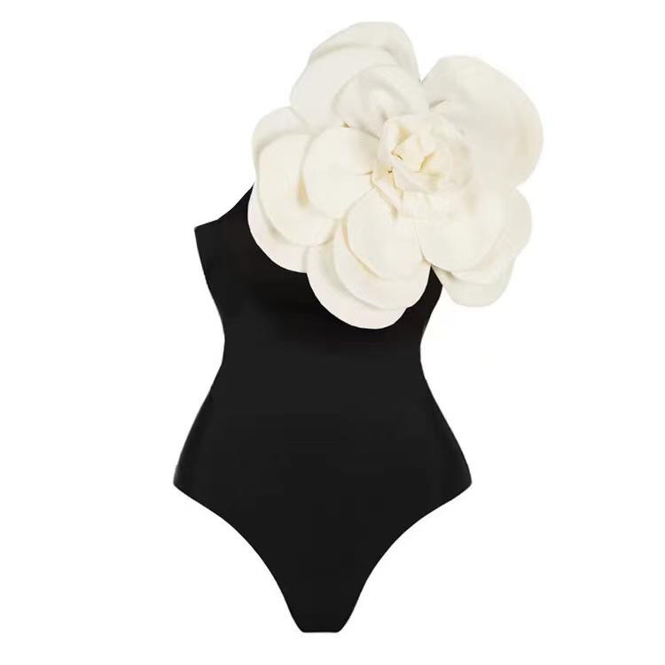 Bikini Intero Floreale 3D da Donna 2025 per Spiaggia e Vacanze Termali Europee e Americane