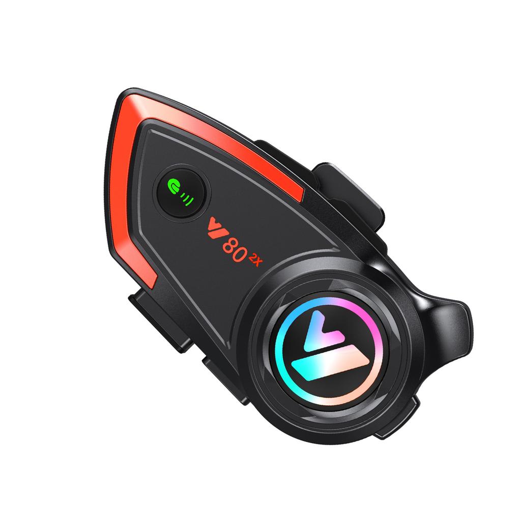 800m Range Motorcycle Helmet Headset Bluetoothcompatible5.3 Headphone Wireless Waterproof Handsfree For 2 Rider Earphone