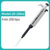 Laboratory Micropipette Precise Dispensing Automatic Pipette Digital Adjustable Plastic Pipette Chemistry Lab Equipment