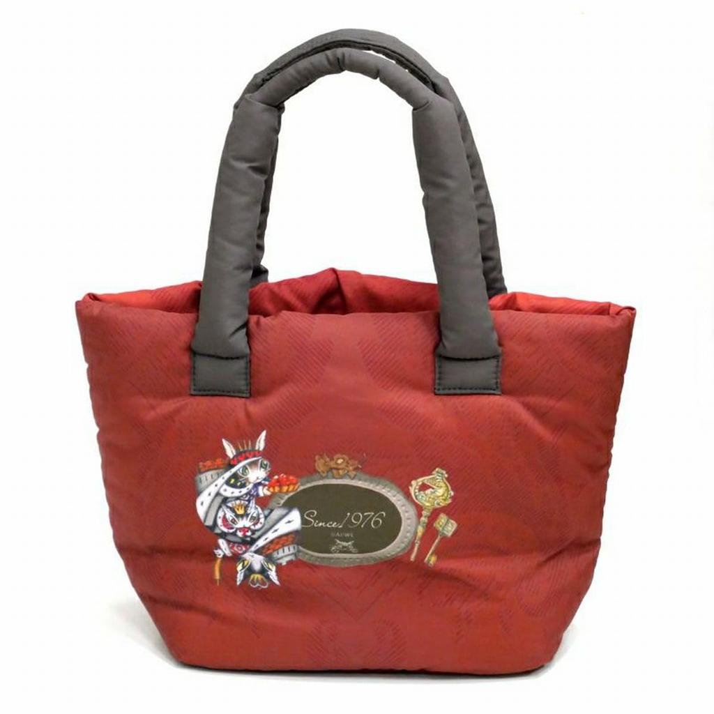 [Wachifield] Dayan the Cat Mini Tote with Pearl Crown