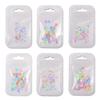 50Pcs Nail Art Charm 3D Crystal Starfish Star Heart Nail Art Decorations DIY Man
