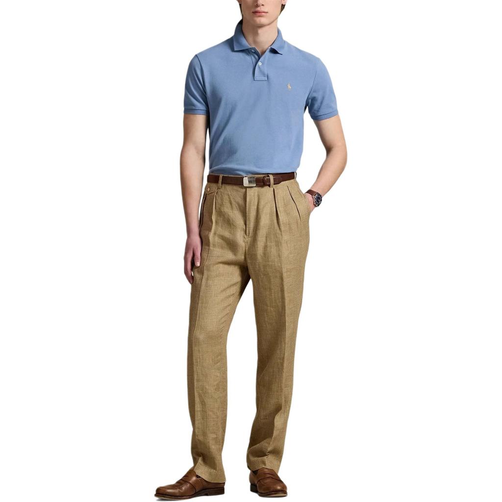 Polo Ralph Lauren Polo a Maniche Corte da Uomo con Logo Ricamato top 710680784-430