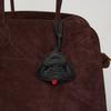 Handgefertigt Echtes Leder Schnauzer Niedlicher Taschenanhänger Schlüsselanhänger Geschenk Niedliche Dekoration Geeignet für Taschen Exquisiter Anhänger Taschenzubehör