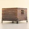 4PCS Retro Corner Protector Jewelry Box Wooden Box Retro Carving Foot Decoration Corner Protector Furniture Hardware Bracket