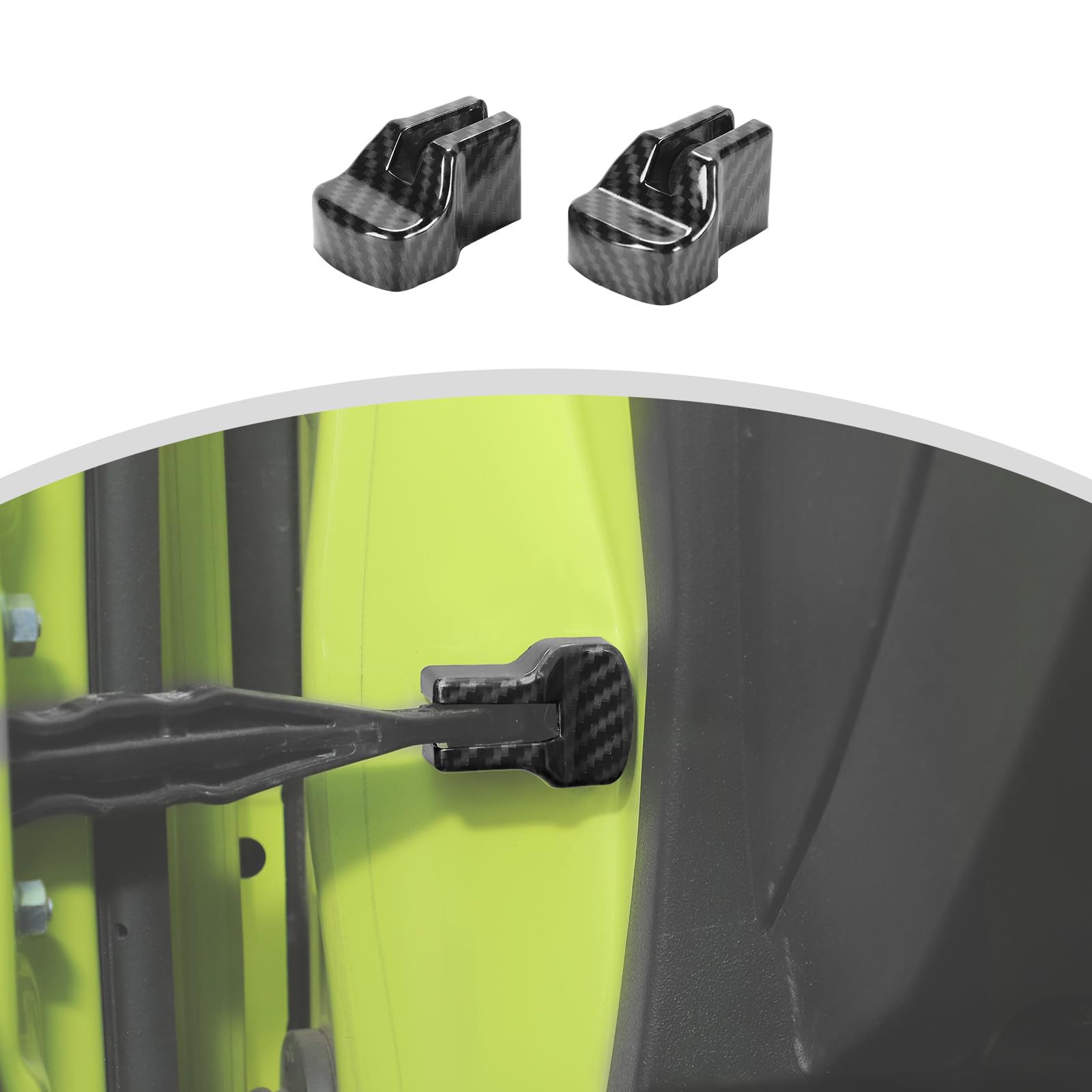 

ANTC Suzuki Jimny Дверная петля Ограничитель двери Защитная крышка Ограничитель двери Крышка 2 шт. Комплект