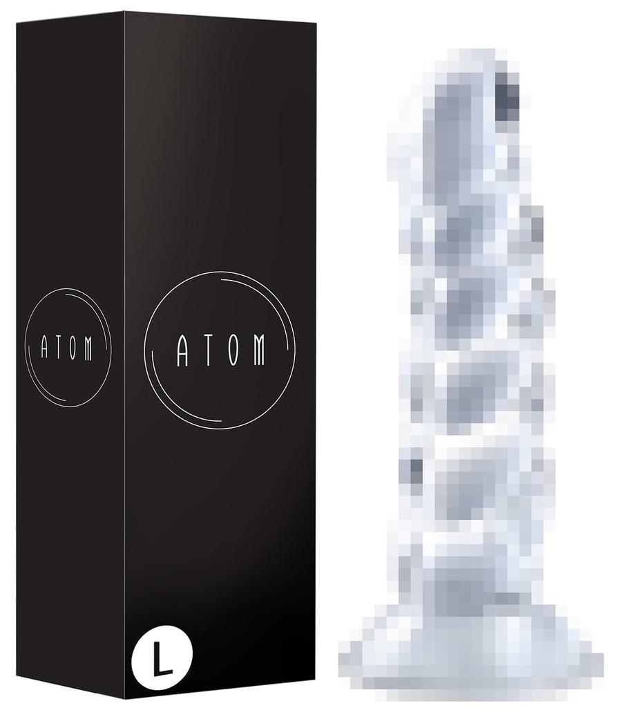 WHISIA Dildo for 1 Piece Women, Transparent, (L)