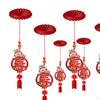 6 Pieces Happy Year Ceiling Decorations Classic Elements Party Supplies Traditional for
