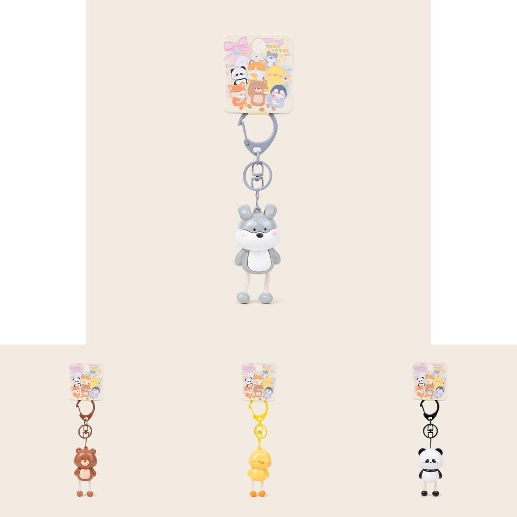 Pull The Foot Cat Frog Panda Dog Bear Animal Keychain For Cute Gift And Decor