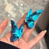 1Pair Blue Butterfly Earrings Elegant Wings Studs Trendy Vintage Earrings Party Fashion Women's Ear Accessories Jewelry Gifts