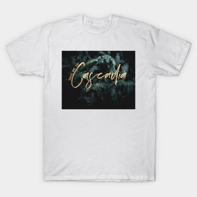 T Shirt Women Take Me To Cascadia Harajuku Print Kawaii Tshirt Summer Short Sleeve Female T-Shirt Top Tee