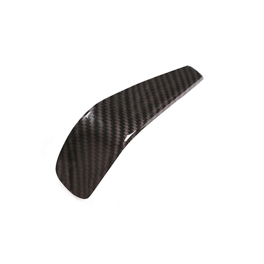 US Carbon Fiber Look Gear Shift Knob Head Cover For BMW 3 Series E90 E91 E92 E93