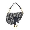 [Použitá] Mini sedlová kabelka 'Blue Dior Oblique Jacquard' - Vynikající #1K0H1W