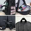 Plecak Harujio Ita Bag, Torba Oshikatsu, Duża Pojemność, Rozmiar A4, Czarny, Biały, Jasnoniebieski, Przezroczysty, Idealny do Aktywności Otaku, Uroczy, Stylowy,