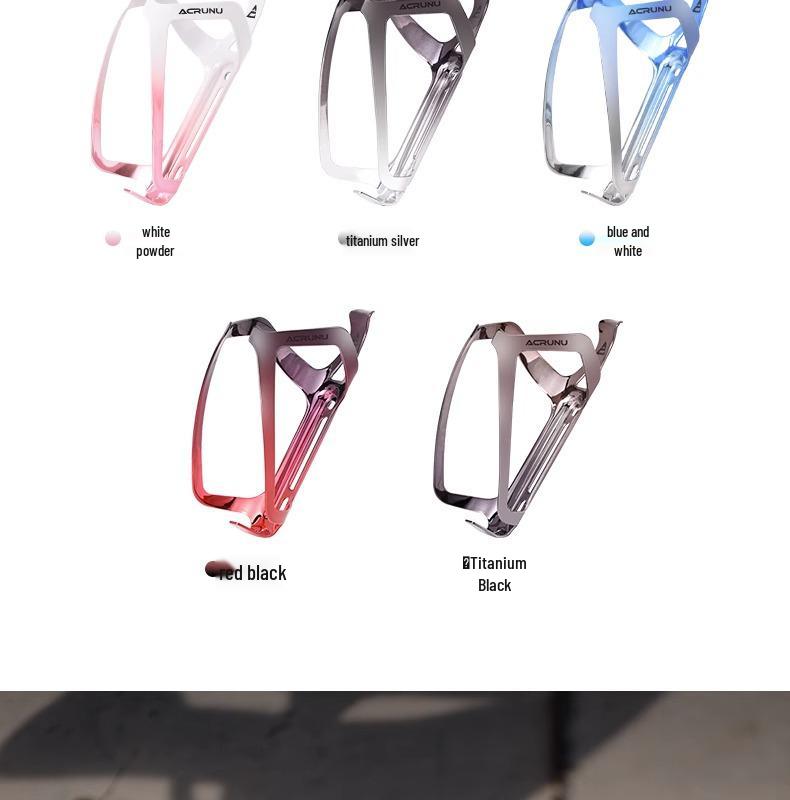 ACRUNU Colorful Aluminum Bike Water Bottle Cage for Mountain & Road Cycling