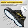 Men Steel Toe Safety Shoes Women Puncture Proof Work Shoes Man Industrial Work Safety Sneakers Breathable Protect Anti-smash Anti-stab Security Shoes