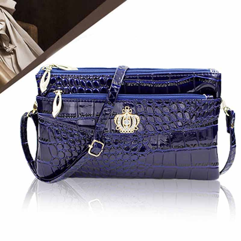 

Модная сумка через плечо, универсальная женская сумка-мессенджер, повседневная женская маленькая сумка, сумка для мобильного телефона one size синий