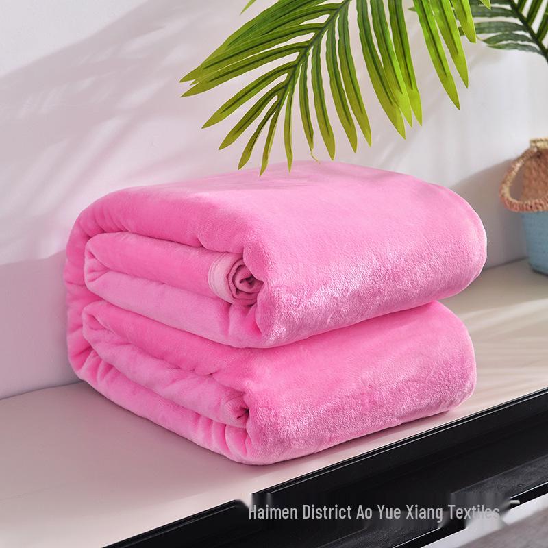 Customizable Thickened Gift Blanket - Ideal for Naps & Air Conditioning