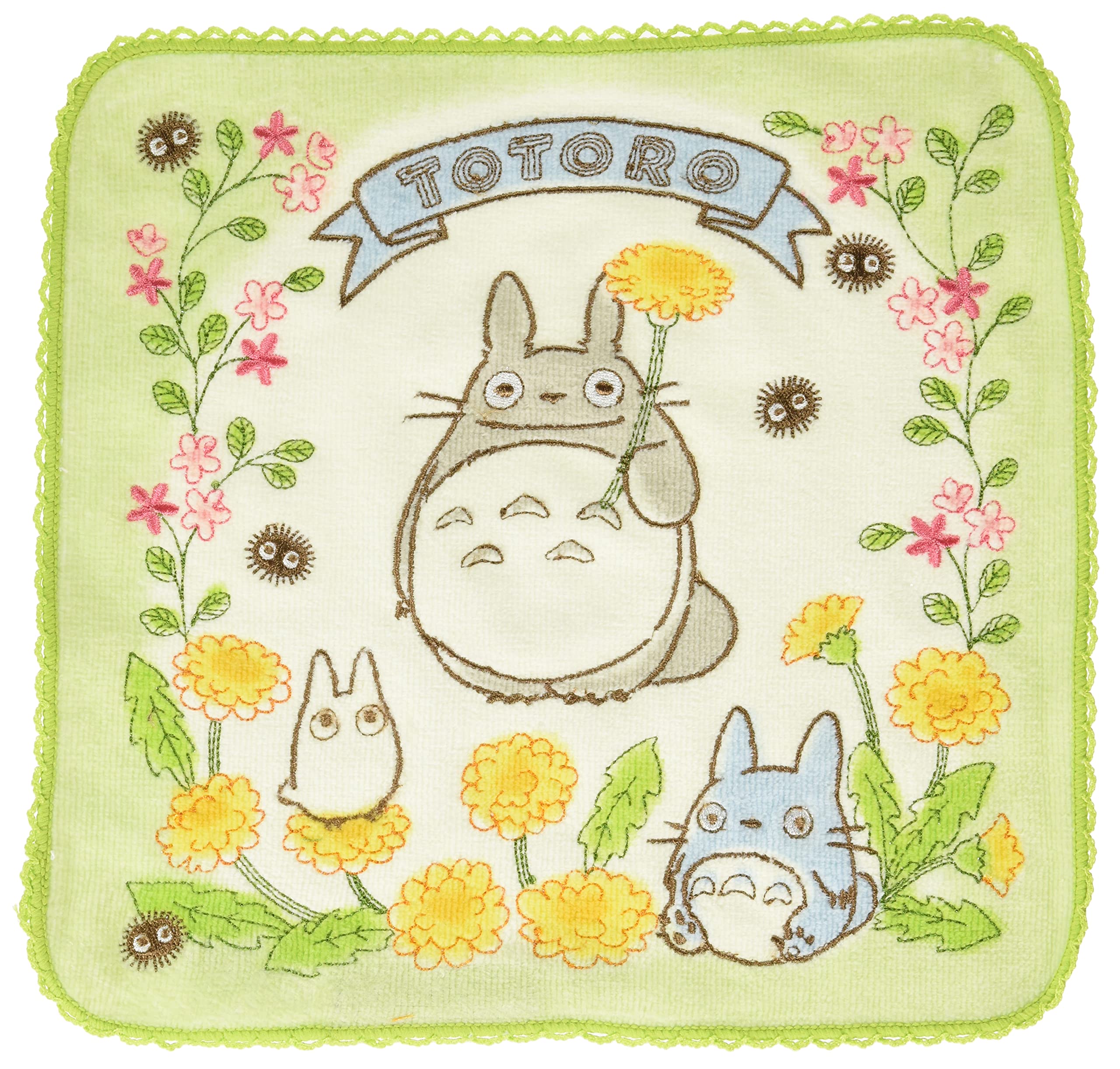 

Marushin Mini Studio Ghibli Neighbor Spring in Full Fully 1005016400 Towel/Hand Towel, My Totoro Bloom, Cotton, Embroidered,