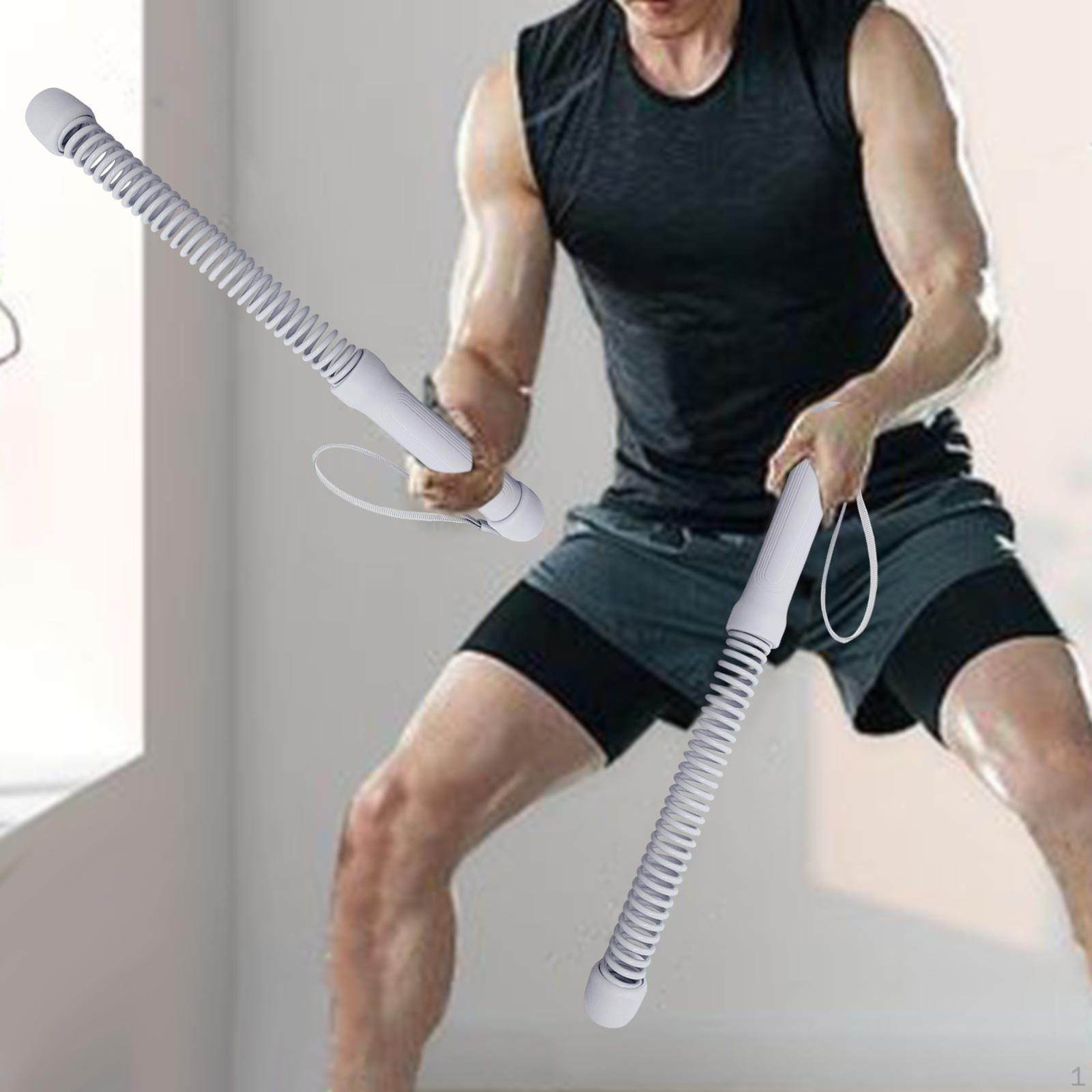 

Боевые канаты для взрослых Пружинные палки Силовые тренировки Домашний тренажерный зал Тренировка серый