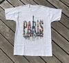 Paris France Eiffel Tower Graphic T-Shirt Vintage City Skyline Unisex Tee