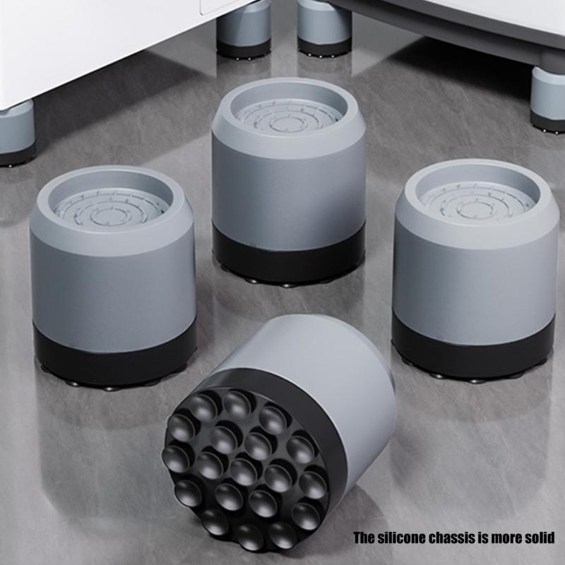 8Pieces Nonslip Plastic Pads for Washers and Appliances to Minimizing Vibration and Protect Surfaces from Damage