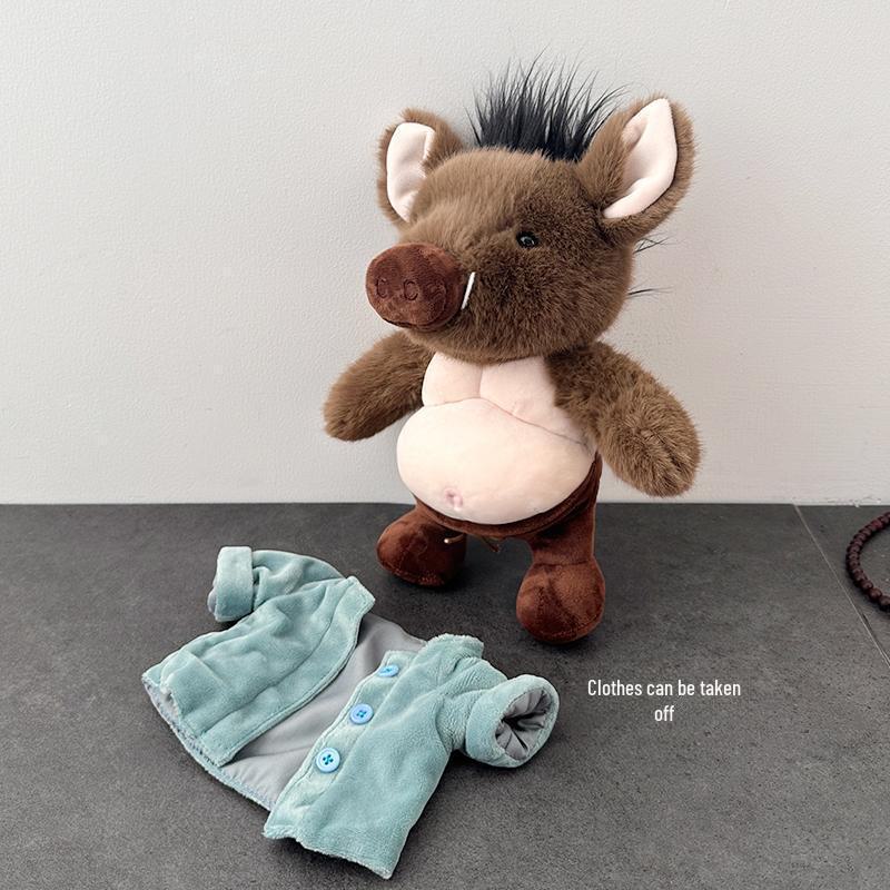 Pig Bajie Plush Toy Keychain - Black Myth Monkey King Pendant, Perfect Birthday Gift for Girls