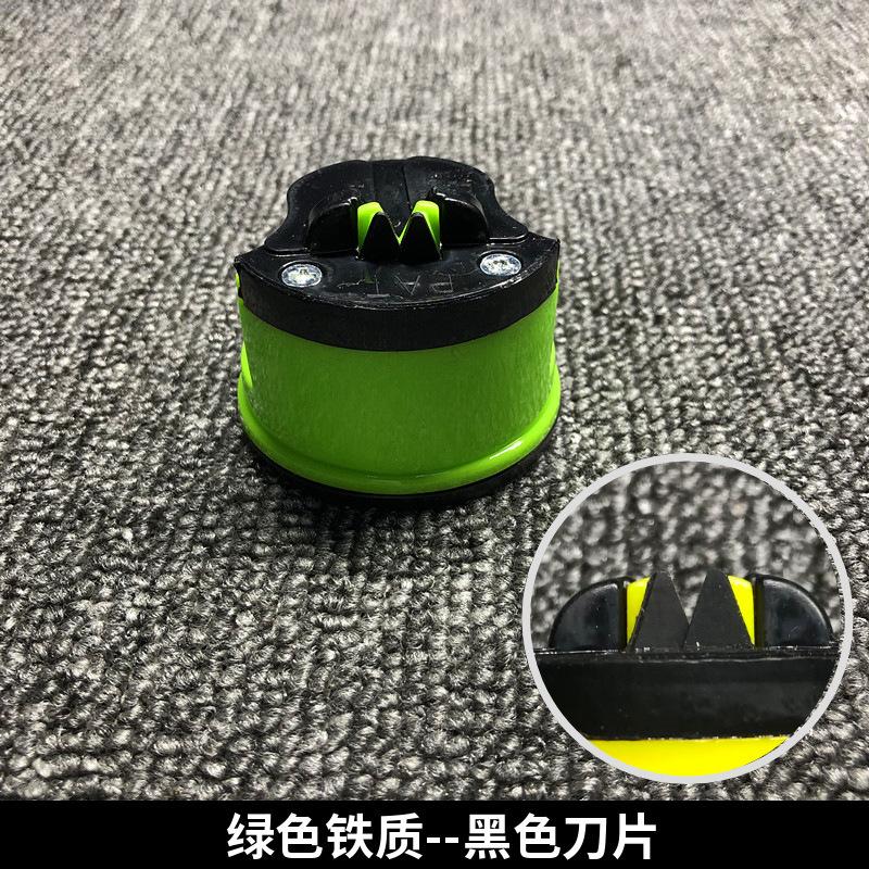 

Household Kitchen Stainless Steel Knife Sharpener, Suction Cup Knife Grinding Tool, Knife Grinding Stone, Suction Cup Positionin XXL зелений