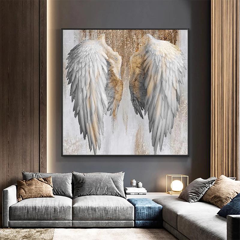 Modern Abstract Angel Wings Canvas Paintings Posters and Prints Wall Art Pictures for Living Room Home Wall Decoration Cuadros