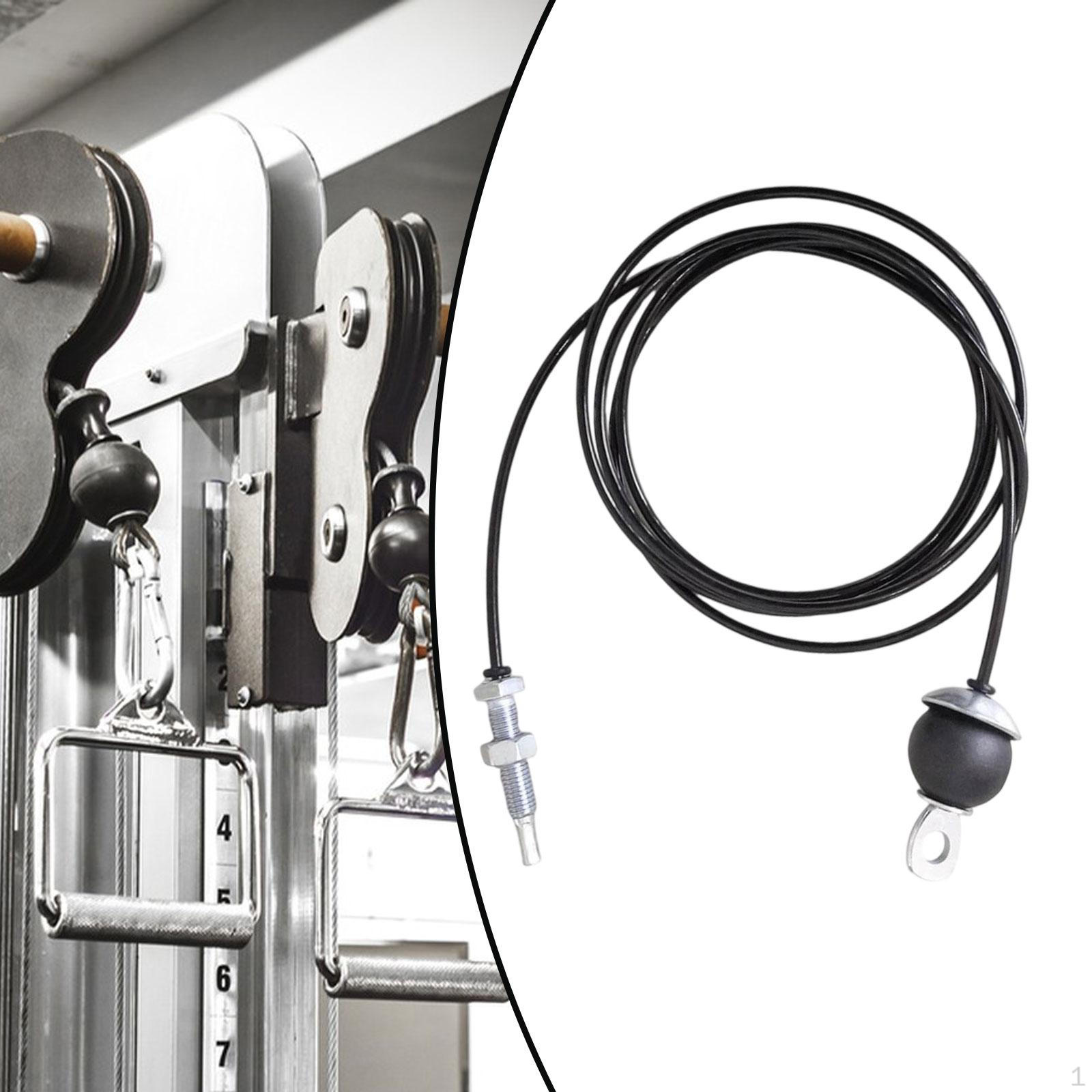 

6 мм Кабельное крепление для аксессуаров тренажера с блочной системой Стальной трос для упражнений 2.5M