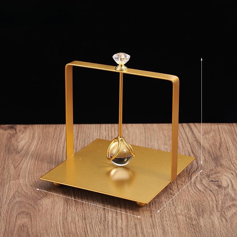 Sleek Metal Tissue Box Stand For Dining Table Home Office Accessory Decoration