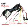 DYS Auto Shop DRL Luz de circulação diurna Dimmer Interruptor de controle do relé de escurecimento Chicote liga-desliga