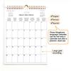 2026 Multilingual Wall Calendar 12 Month Coil Planner Modern Decorative Bedroom Dormitory Apartment School Workplace Supplies