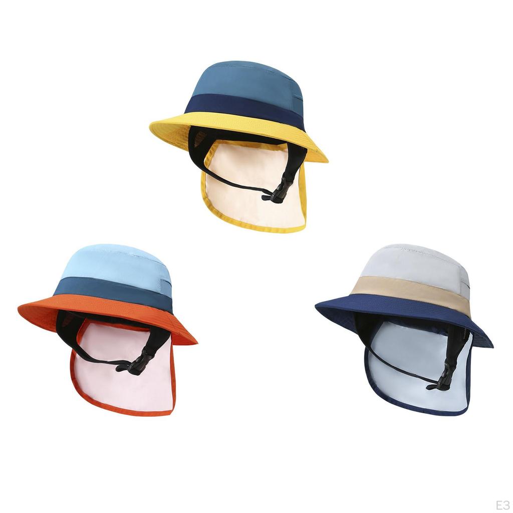 Bucket Hat Breathable Waterproof Summer Windproof Wide Brim Fisherman for Outdoor Water Sports