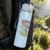 1PC Colorful Floral Swirl Abstract Retro Print 750ml Portable Sports Water Bottle Leakproof Gym Outdoor Travel Drink Cup