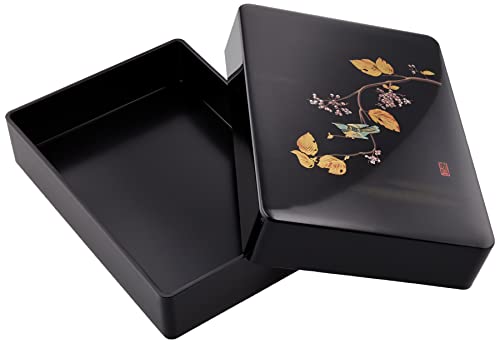 Nakatani Brothers Company Yamanaka Lacquerware Important Document Box, Black, Haneoto 33-4403