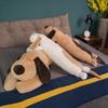 Adorable Papa Dog Long Plush Sleeping Pillow Toy for Bed and Gift