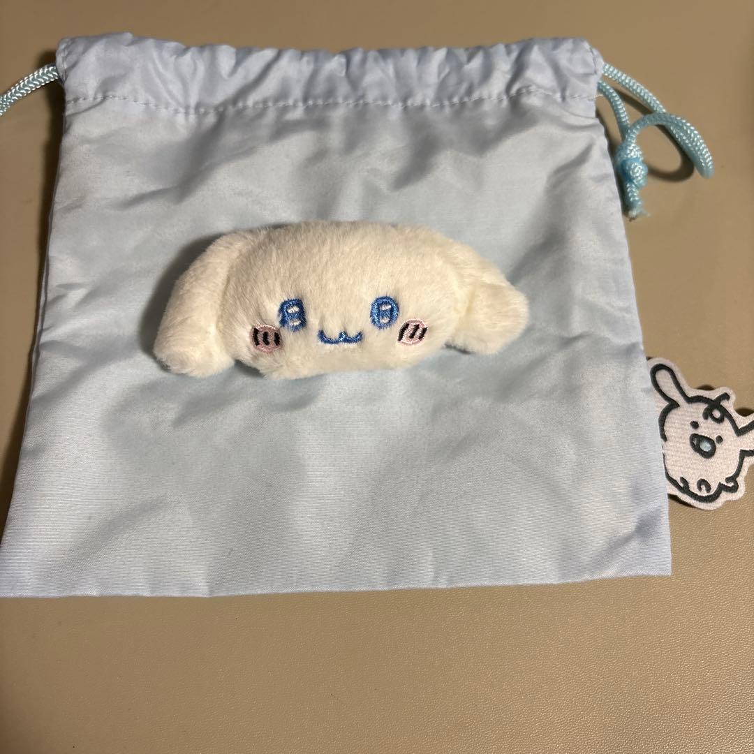 Cinnamoroll stuffed animal drawstring bag