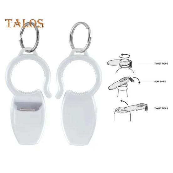 Keychain Bottle Opener 3 In 1 Portable Durable Multifunctional Pain Free Opening for Beer Water Soda