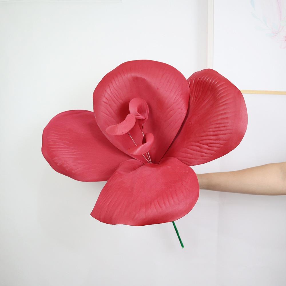 

Large Artificial Osmanthus 50cm Fake Flowers New Simulated Flower Wedding Decoration темно-красного