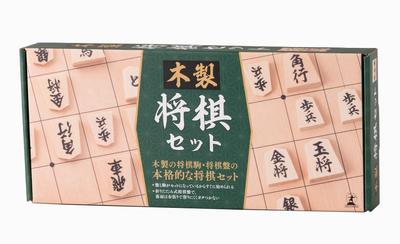 Gentosha Shogi-Brett aus Holz, Shogi-Altersset, Spiel, Brett, faltbar, 6+